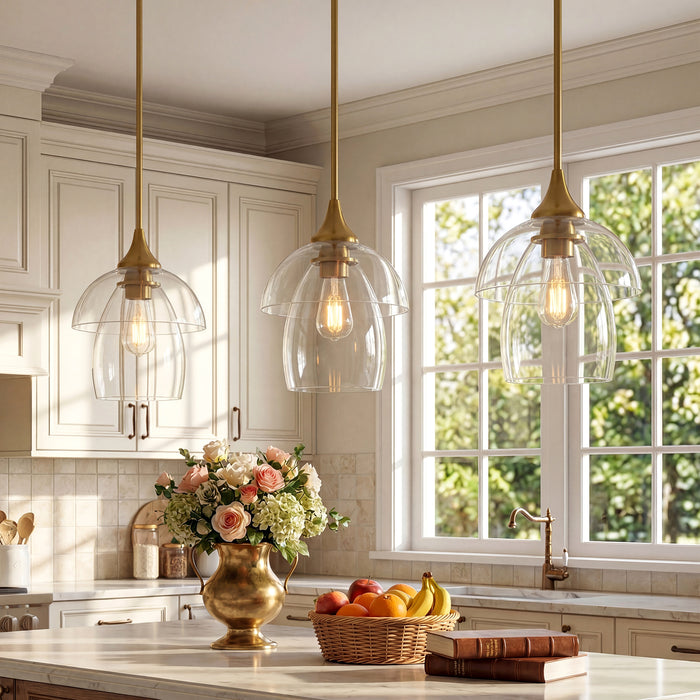 1-Light Pendant Lighting, Modern Island Chandelier Ceiling Light Fixture with Unique Design