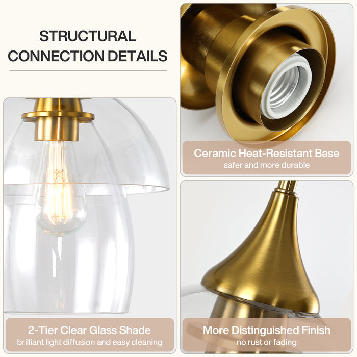 1-Light Pendant Lighting, Modern Island Chandelier Ceiling Light Fixture with Unique Design