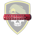 10 inch Red KeyMod