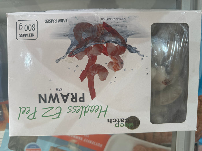 16/20 KING WHITE TIGER PRAWN DEVEINED TAILS 800G