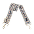 2 Inch Wide Replacement Webbing Strap with Gold Metal Hardware