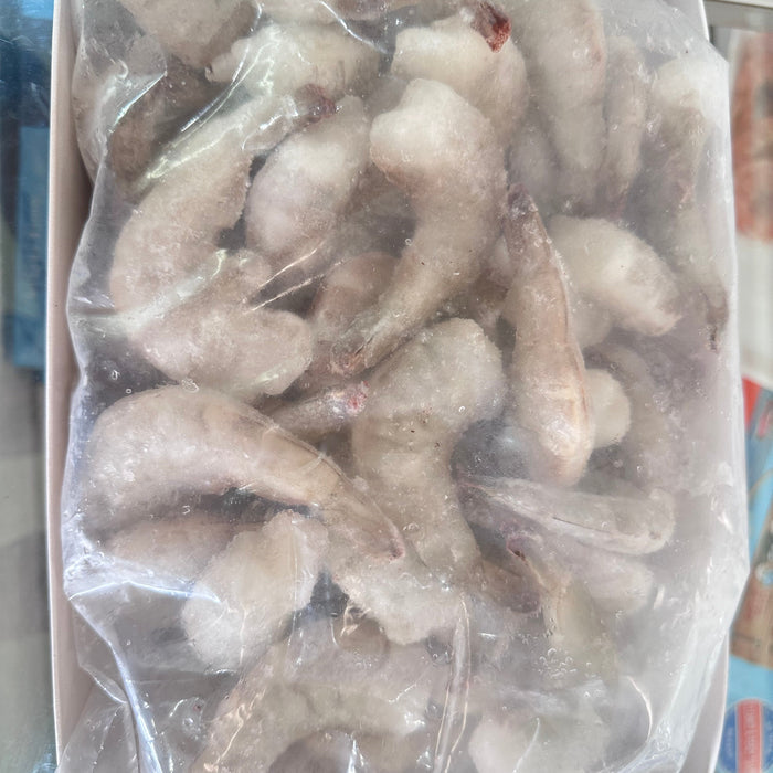 21/25 MEDIUM WHITE TIGER PRAWN DEVEINED TAILS 800G