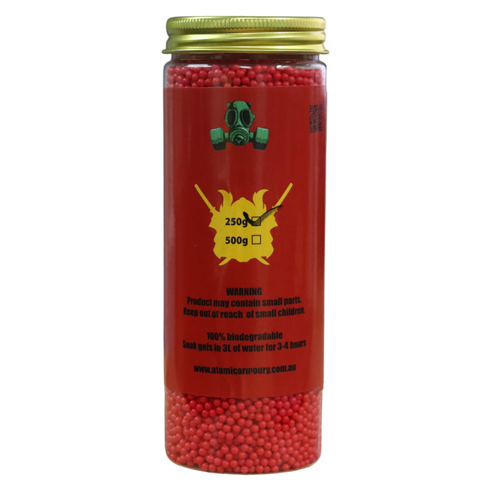 250g Samurai Red Hardened Gelball Canister Ammo 4.5 STAR⭐
