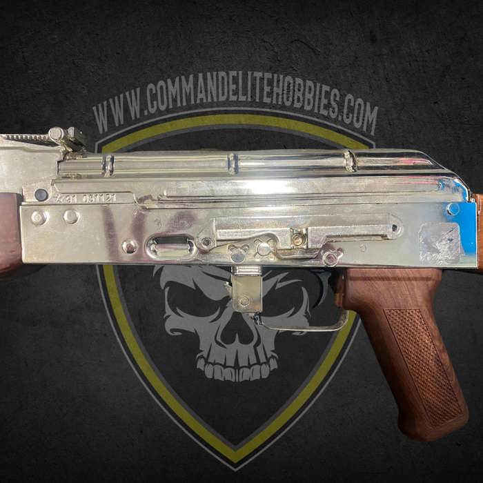 2nd Hand Display Double Bell - AK-47 Gel Blaster - Silver- AEG Rifle