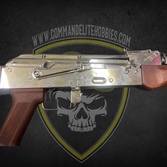 2nd Hand Display Double Bell - AK-47 Gel Blaster - Silver- AEG Rifle