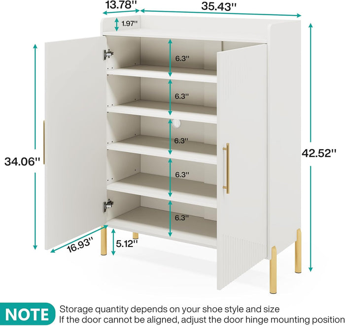 shoes cabinet size