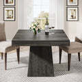 31.5" Square Dining Table, Small Farmhouse Kitchen Dinner Table for 4 People