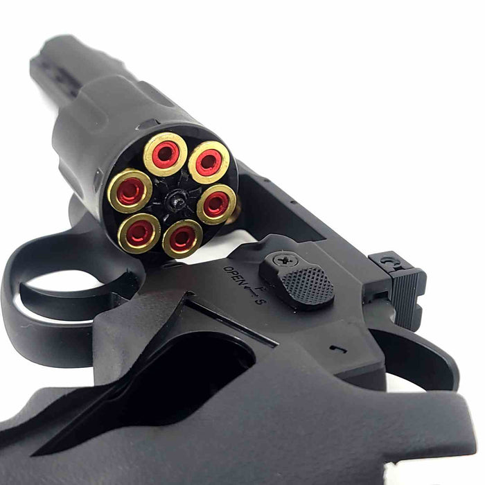 357 Magnum 5.5″ Metal C02 Gel Blaster Revolver (Black)