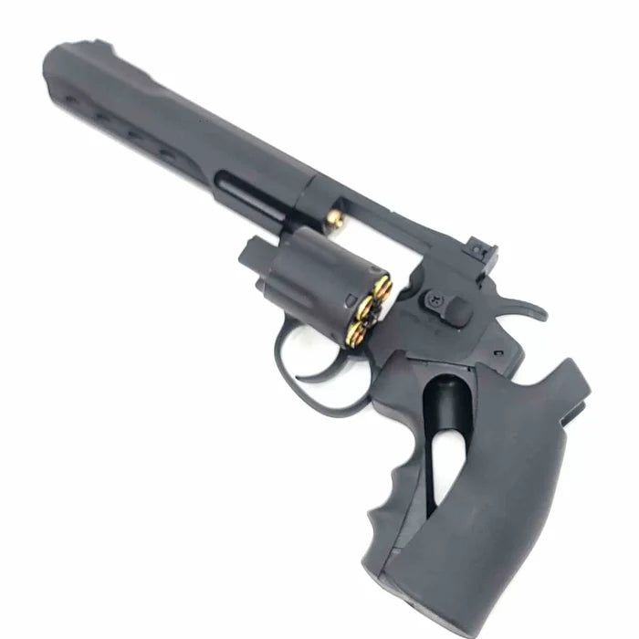 357 Magnum 5.5″ Metal C02 Gel Blaster Revolver (Black)