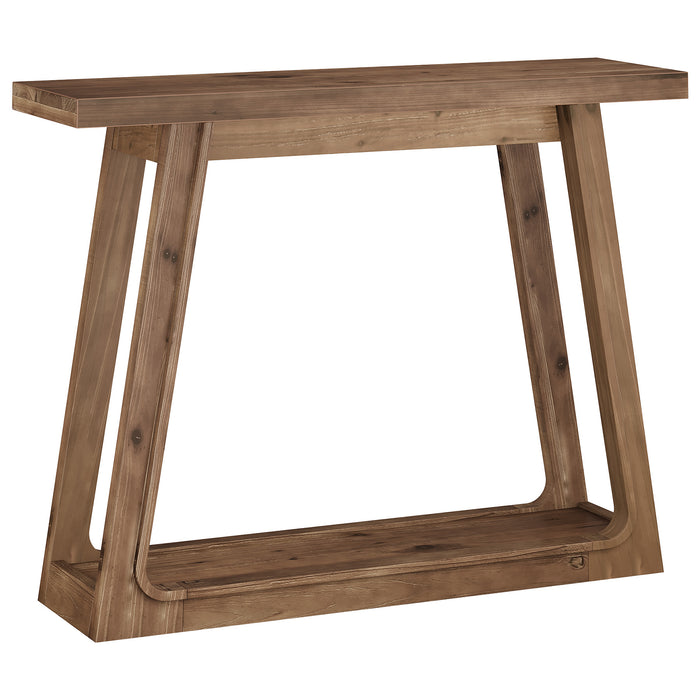 41" Solid Wood Console Table, 2-Tier Entryway Sofa Table for Living Room, Hallway