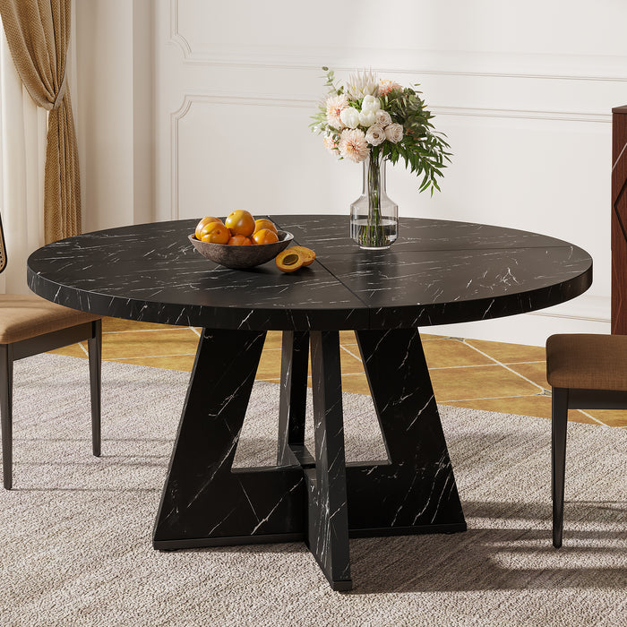 Faux Marble Black