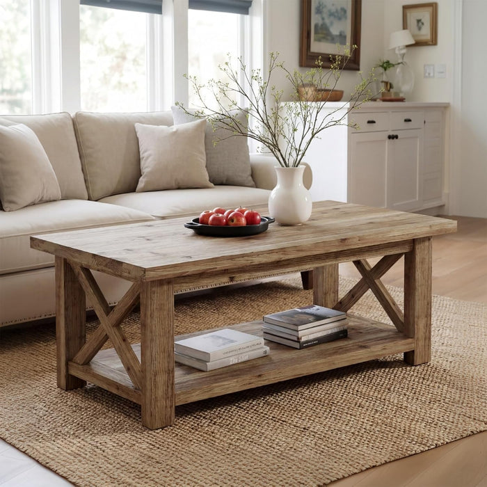 Solid Wood Coffee Table