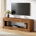47" Solid Wood TV Stand, Farmhouse Media Console for 32/43/55" TVs
