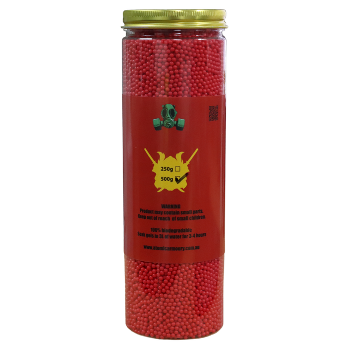 500g Samurai Red Hardened Gelball Canister Ammo 4.5 STAR⭐
