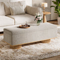 50.4" Shoe Bench, Upholstered Entryway Bench with Flip Up Storage