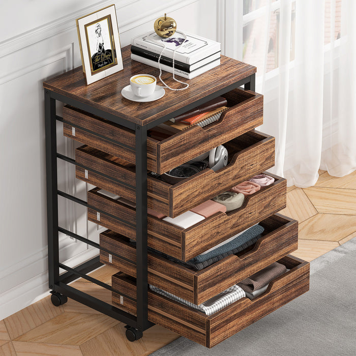 Rolling Storage Cabinet#Size_5 Drawer