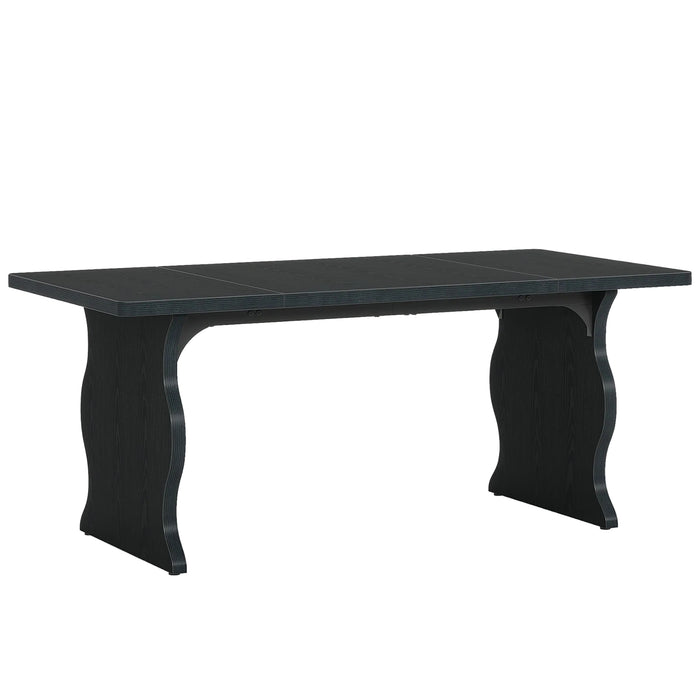63-Inch Large Executive Desk, Sturdy Computer Desk Conference Table Tribesigns