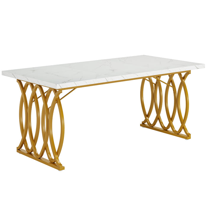 63" Modern Executive Desk, Office Computer Desk Meeting Room Table