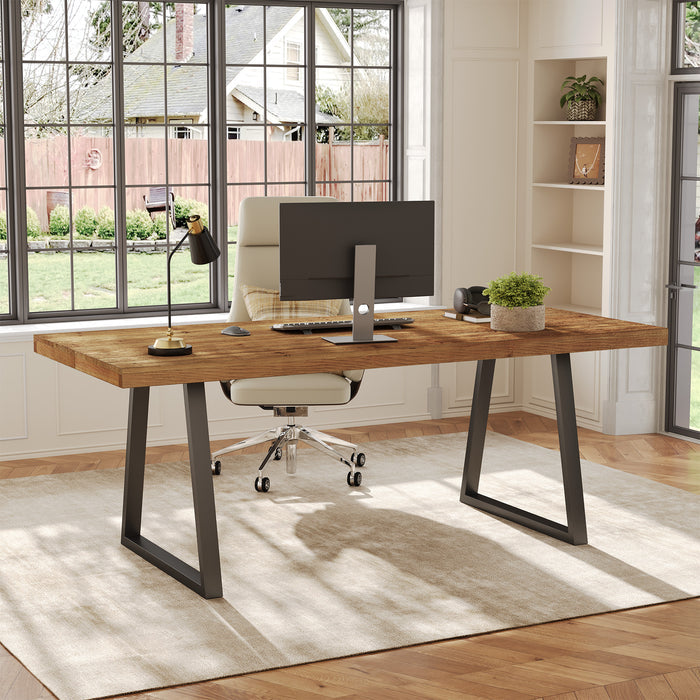 Solid Wood Computer Desk