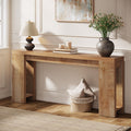 70.9" Console Table, Narrow Entryway Sofa Table Behind Couch for Hallway