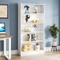 72" Tall Bookshelf with 5-Tier Open Storage Shelves