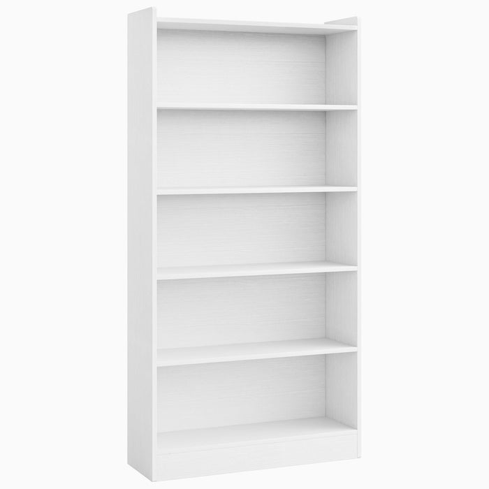 5-Tier Bookshelf Open Storage Shelves