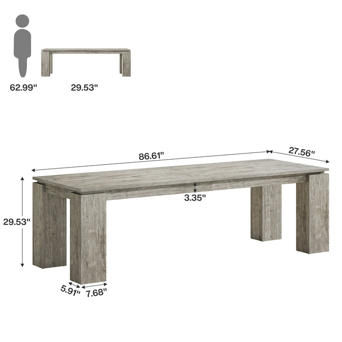 dining table for 8 size