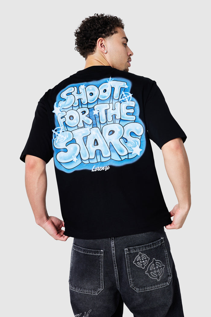 Airbrush Tee - Black