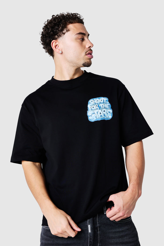 Airbrush Tee - Black