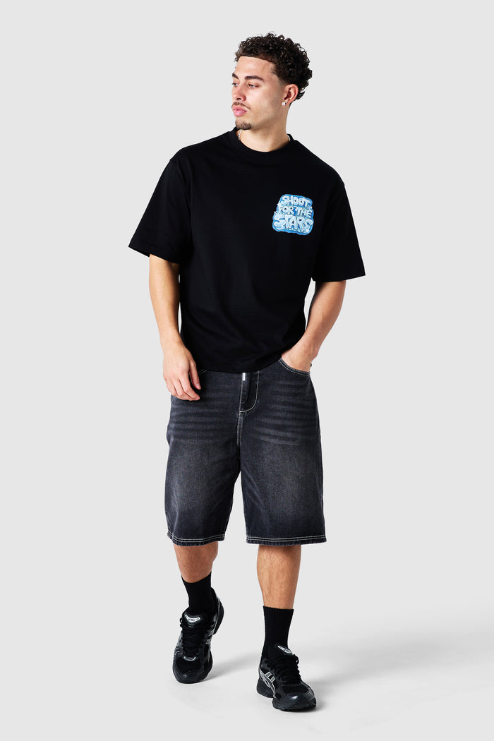 Airbrush Tee - Black