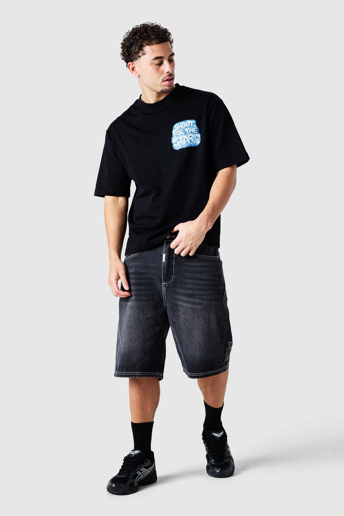 Airbrush Tee - Black