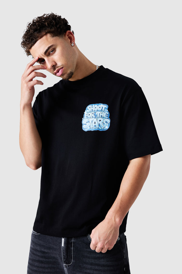 Airbrush Tee - Black