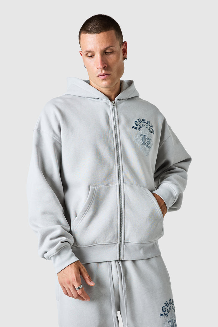Atlas Full Zip Hood - Mist