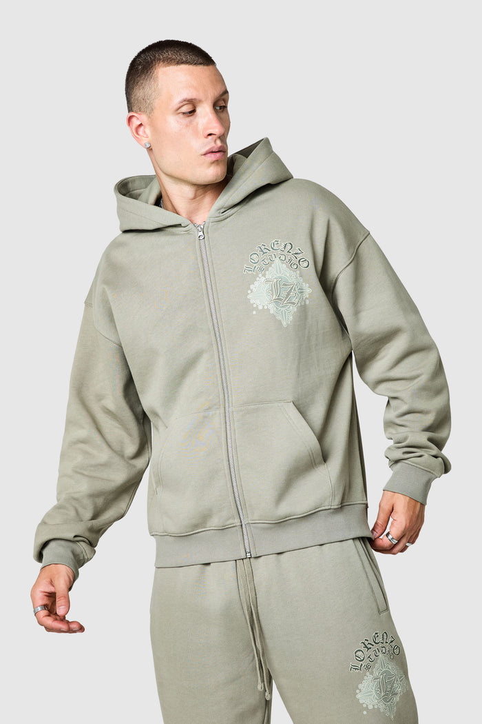 Atlas Full Zip Hood - Sandfern