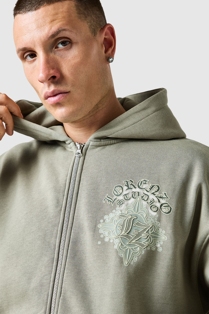 Atlas Full Zip Hood - Sandfern