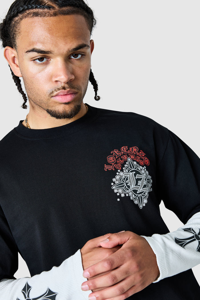 Atlas Long Sleeve Tee - Black