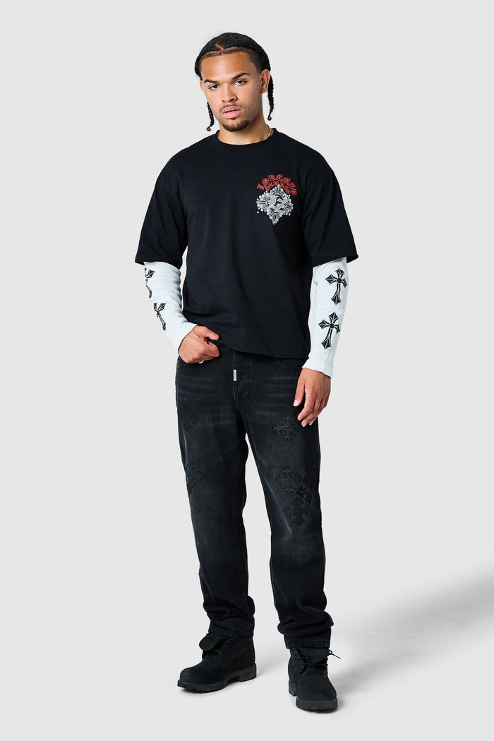 Atlas Long Sleeve Tee - Black