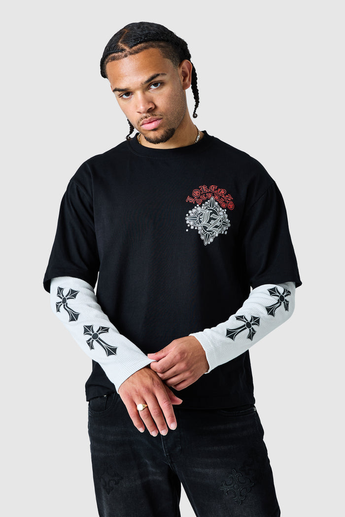 Atlas Long Sleeve Tee - Black
