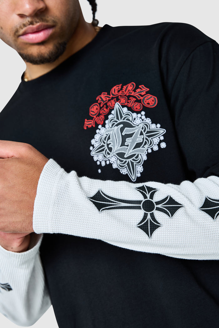 Atlas Long Sleeve Tee - Black