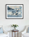 Blue Still Buck | Austin Williams Art | austinwilliamsart.com