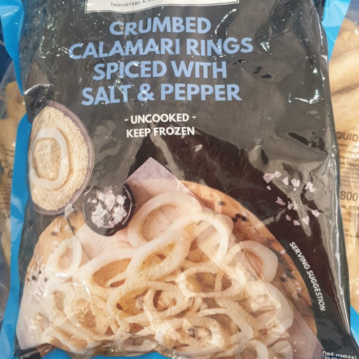 BUY 2 PROMO -  CALAMARI RINGS SALT & PEPPER  400G