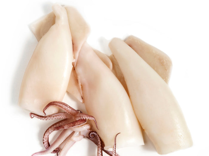 Calamari cleaned tubes n heads * New* 900g