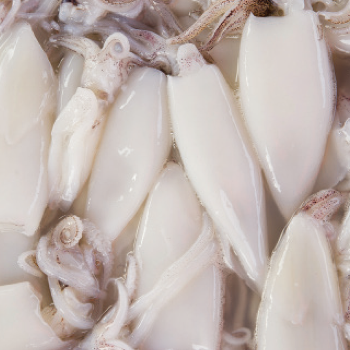 Calamari cleaned tubes n heads * New* 900g