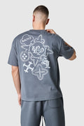 Camo Icon Tee - Graphite Grey