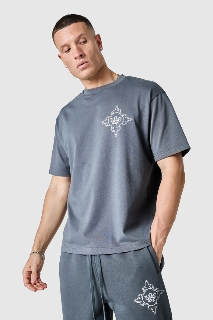 Camo Icon Tee - Graphite Grey