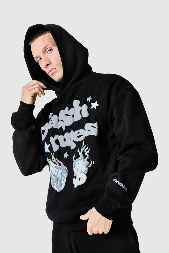 Cash Rules Hood - Black