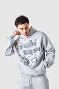 Cash Rules Hood - Lunar Grey