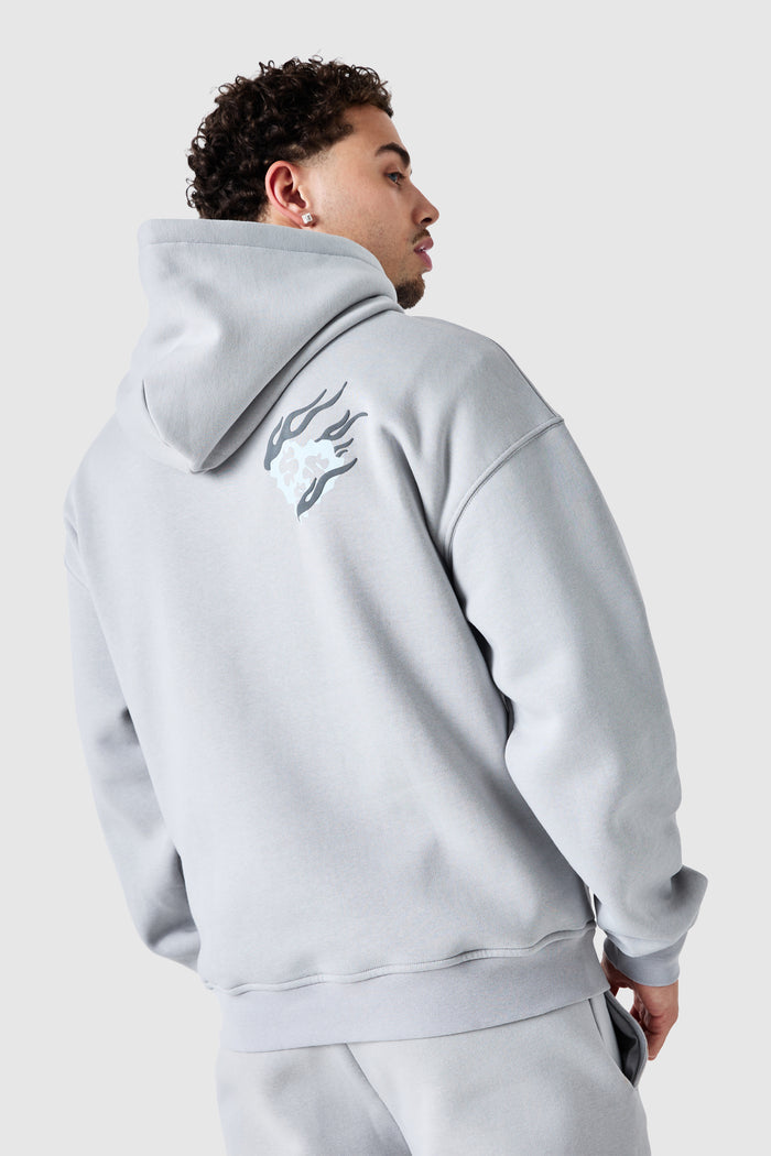 Cash Rules Hood - Lunar Grey