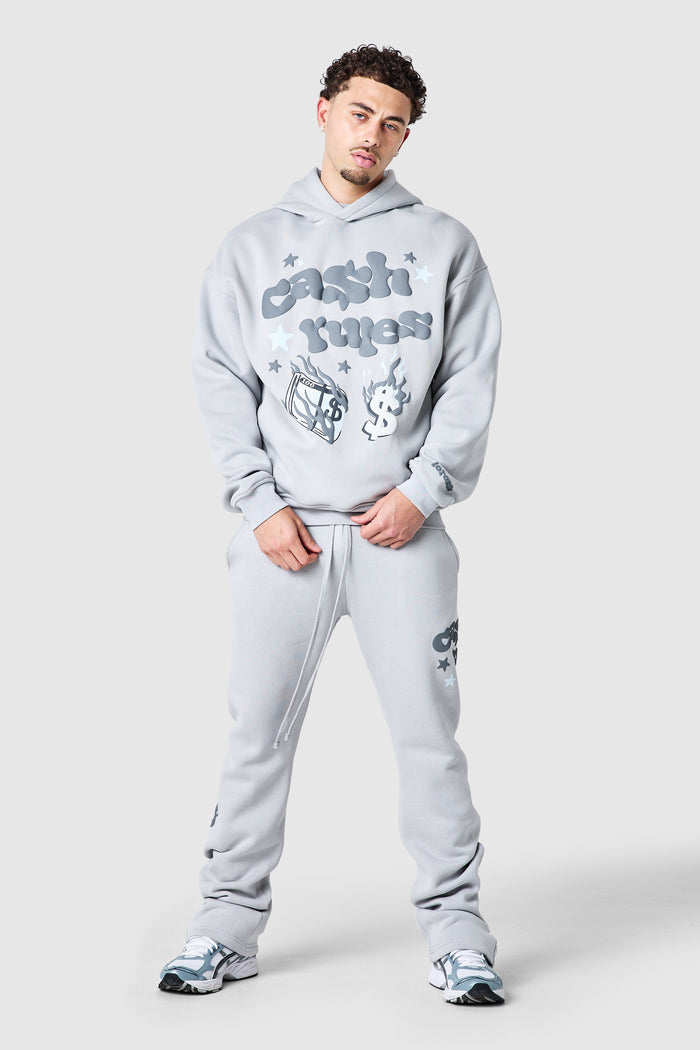 Cash Rules Hood - Lunar Grey