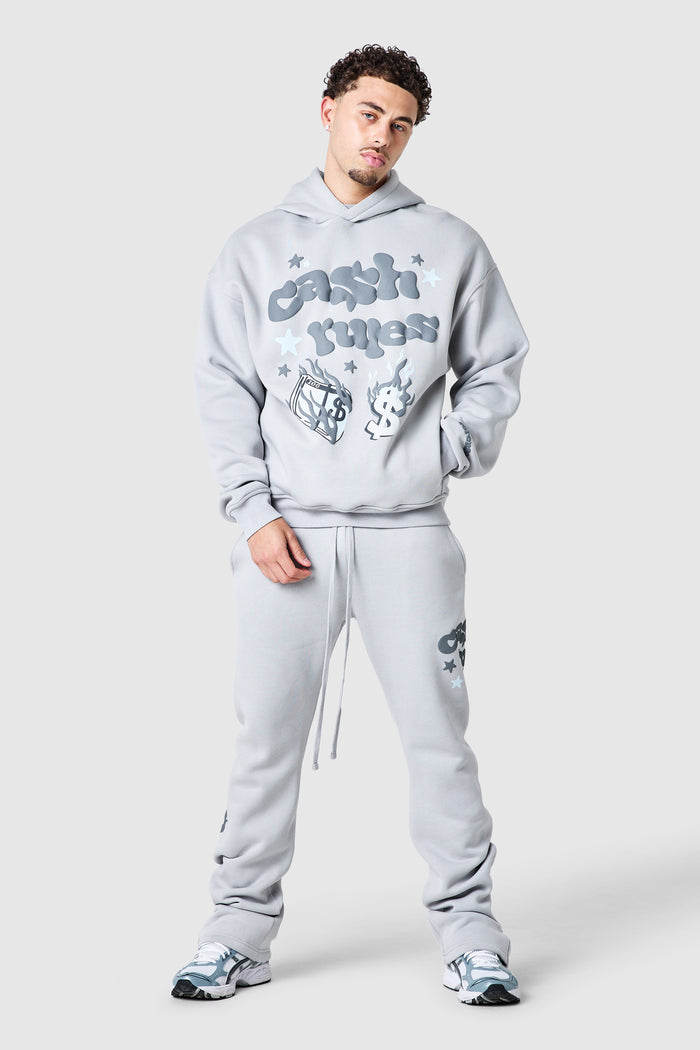 Cash Rules Hood - Lunar Grey